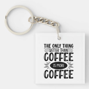 Meer koffie sleutelhanger