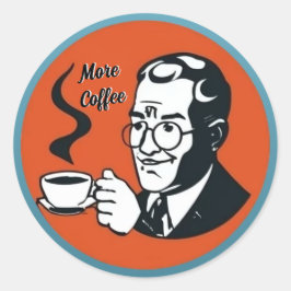 Meer koffie Sticker