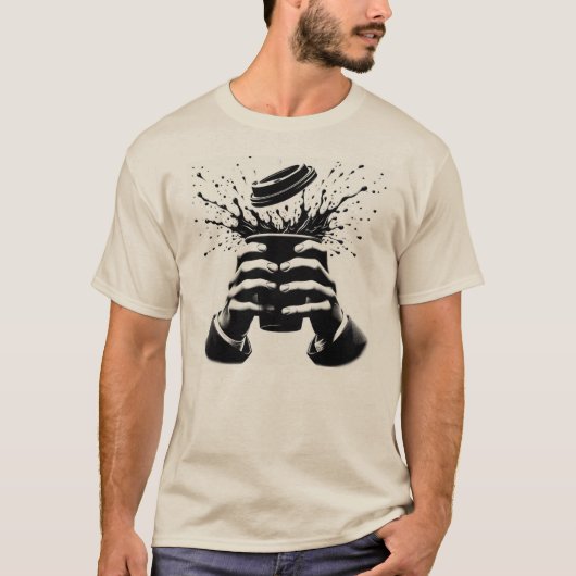 Meer koffie? t-shirt (Voorkant)