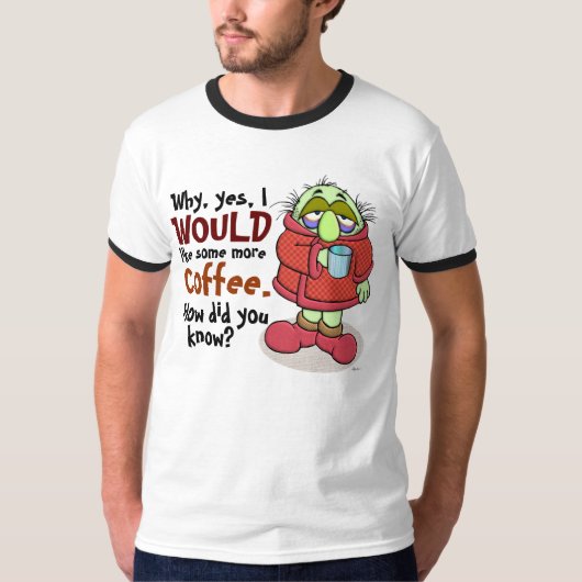 Meer koffie t-shirt (Voorkant)