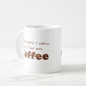 Meer koffie willen koffiemok (Voorkant links)