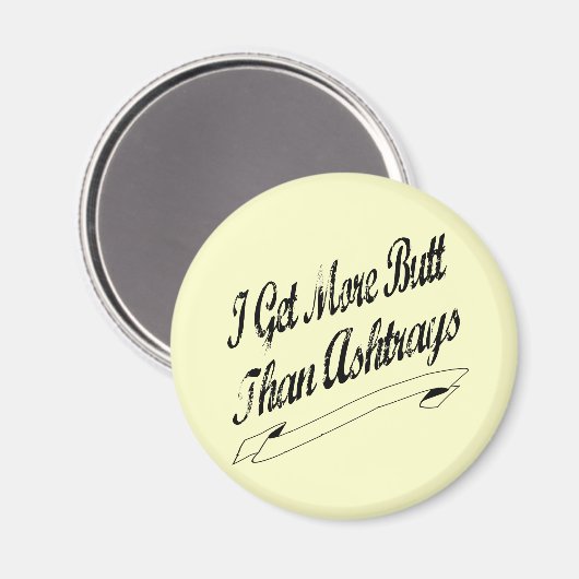 Meer kont dan asbakken magneet (Voorkant / Achterkant)