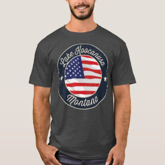 Meer Koocanusa - Patriotisch Montana Souvenir T-sh T-shirt