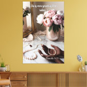 Meer kostbaar dan Rubies Canvas Afdruk (Insitu (Woonkamer))