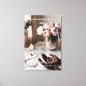 Meer kostbaar dan Rubies Canvas Afdruk (Voorkant)