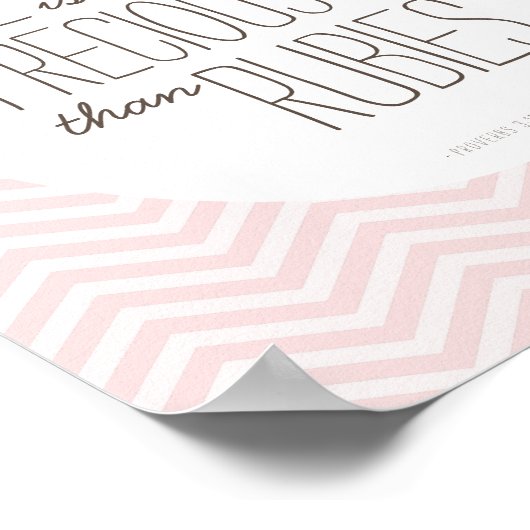 Meer kostbare stof dan het zurierdecor van Rubies Poster (Hoek)