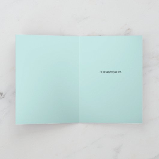 Meer kracht Blauwgroen en blauwe Kaart (Binnen)