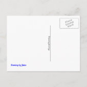 Meer kracht grappige opkomende roeier's briefkaart (Achterkant)