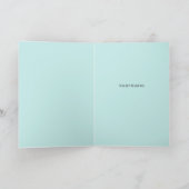 Meer Kracht Turquoise En Blauwe Kaart (Binnen)