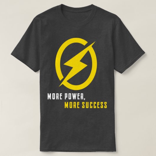 meer kracht voor meer succes t-shirt (Design voorkant)