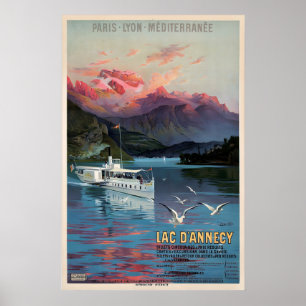 Meer Lac Annecy Auvergne-Rhône-Alpes Parijs Lyon Poster