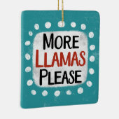 Meer lama's alstublieft Ornament (Rechts)