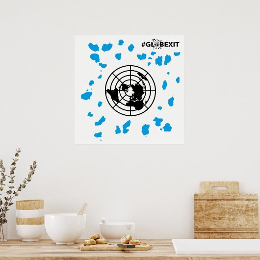 MEER LAND #GLOBEXIT Poster (Keuken)