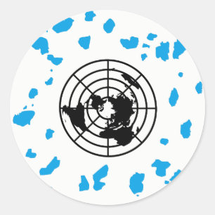 Meer Land #GLOBEXIT Ronde Stickers