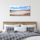 Meer landschap op het Altiplano canvas Afdruk (Insitu (Slaapkamer))