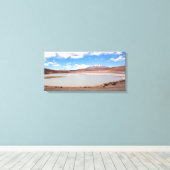 Meer landschap op het Altiplano canvas Afdruk (Insitu (Houten vloer))