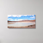 Meer landschap op het Altiplano canvas Afdruk (Voorkant)
