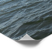 Meer landschap poster (Hoek)