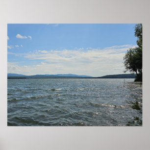 Meer landschap poster
