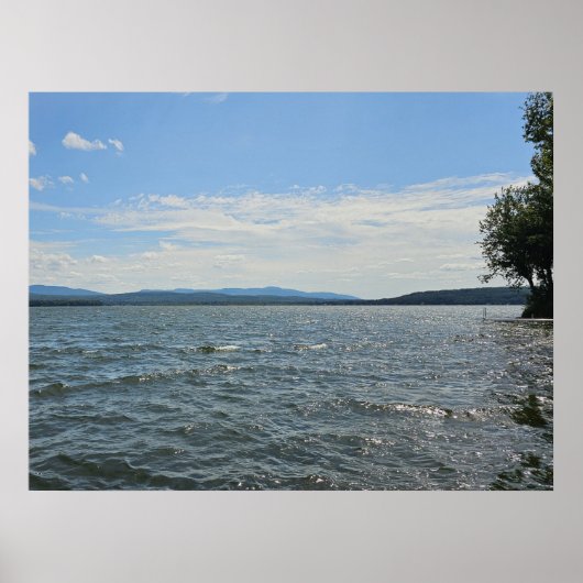 Meer landschap poster (Voorkant)