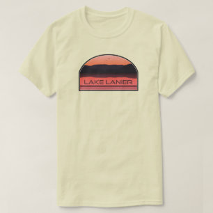 Meer Lanier Georgia Rode Zonsopgang T-shirt