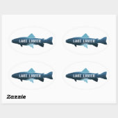 Meer Lanier Georgia Vis Ovale Sticker (Vel)