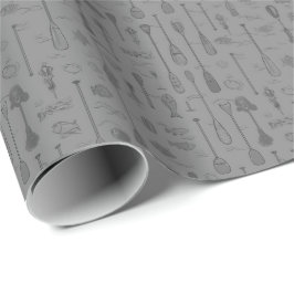 Meer Leven Inpakpapier - Monochroom