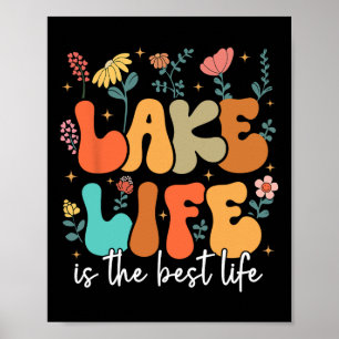 Meer leven is het beste leven Meer vibes Zomer vak Poster
