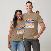 Meer Leven retro T-shirt (Unisex)