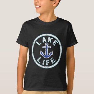 Meer Leven Vissen Boot Zeggen Visser Vakantie T-shirt