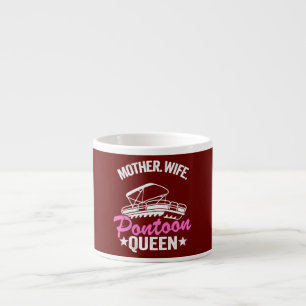 Meer Leven Vrouwen Moeder Vrouw Ponton Koningin Espresso Kop