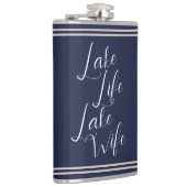 Meer Leven Zeevaart Bachelorette Feest Vrouw Heupfles (Rechts)