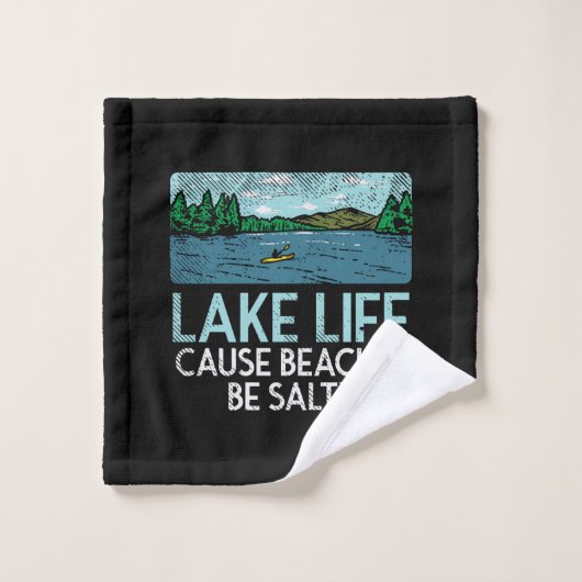 Meer Leven Zoute Stranden Washandje (Wasdoekje)