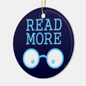 Meer lezen keramisch ornament (Links)