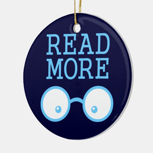 Meer lezen keramisch ornament (Links)