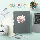 Meer lezen, minder uitgaan - Grappige Cosy Lezer Sticker (iPad Cover)