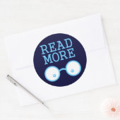 Meer lezen ronde sticker (Envelop)