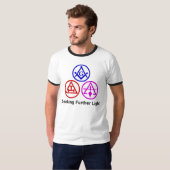 Meer licht zoeken t-shirt (Voorkant volledig)