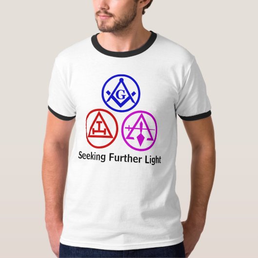 Meer licht zoeken t-shirt (Voorkant)