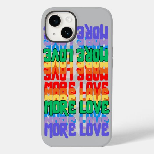 Meer liefde Case-Mate iPhone case (Achterkant)
