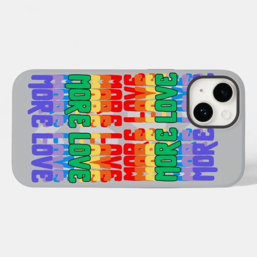 Meer liefde Case-Mate iPhone case (Achterkant (horizontaal))