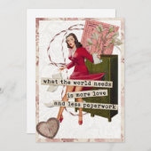 Meer Liefde Feestdagenkaart (Voorkant / Achterkant)