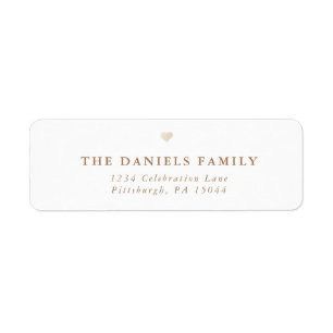 Meer liefde, meer vreugde   Aankondiging geboorte  Etiket