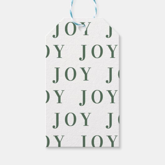 Meer liefde, meer vreugde | Groen Cadeaulabel (Voorkant)