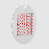 Meer liefde ornament (voorkant)