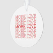Meer liefde ornament (voorkant)
