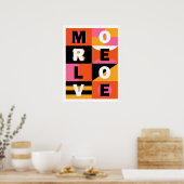 Meer liefde poster (Keuken)