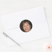 Meer liefde ronde sticker (Envelop)