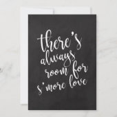 Meer liefde voor betaalbaar bord trouwbord (Voorkant)