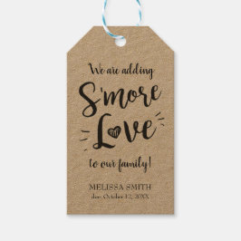 Meer liefde voor de mores van onze familie bevoord cadeaulabel